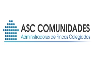 Uno de los mejores administradores de fincas de Zaragoza es ASC Comunidades, logo
